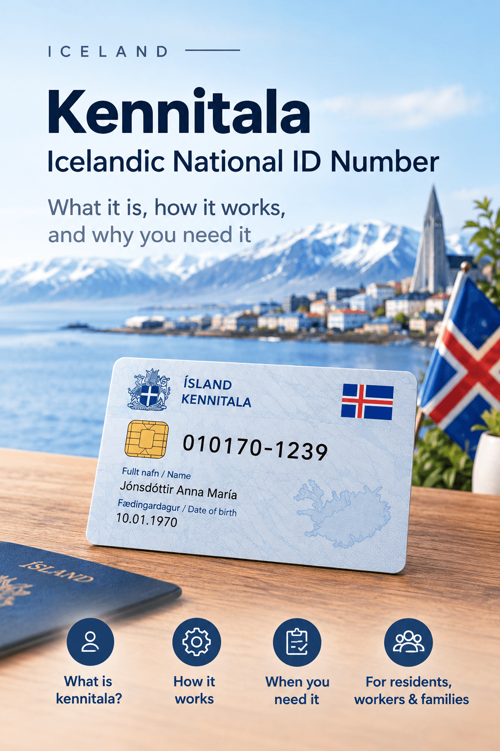 Hvað er kennitala á Íslandi? Notkun, umsókn og munurinn á kerfiskennitala